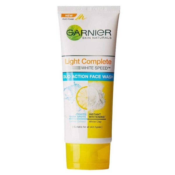 Garnier Light Complete Duo Action Face Wash - 100 gm