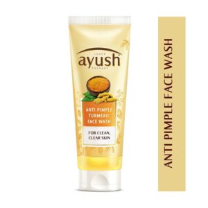 Lever Ayush Face wash Anti Pimple Turmeric - 80 gm