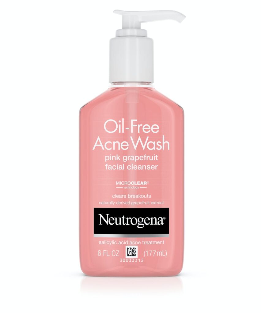 Neutrogena Oil Free Acne Wash Pink Grapefruit Facial Cleanser - 177ml