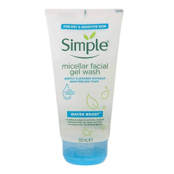 Simple Water Boost Micellar Facial Gel Wash - 150 ml