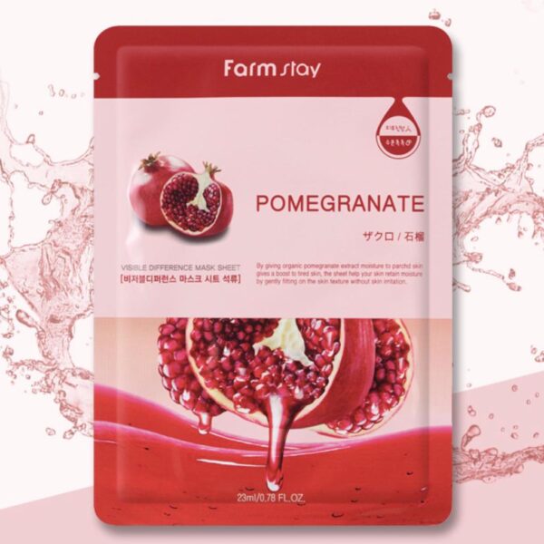 Farm Stay Visible Difference Mask Sheet [Pomegranate]