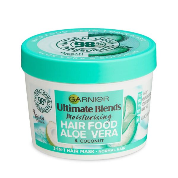 Garnier Ultimate Blends Hair Food Aloe Vera 3 in 1 Hair Mask Treatment - 390 ml