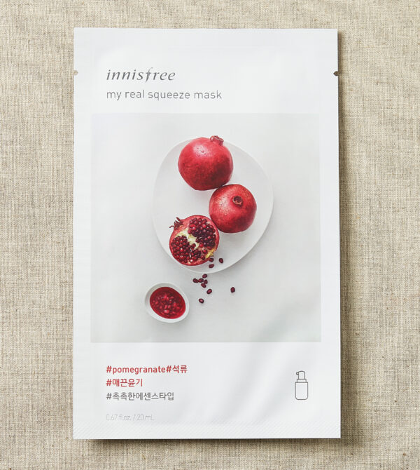 Innisfree My Real Squeeze Mask – Pomegranate ( 20 ml )