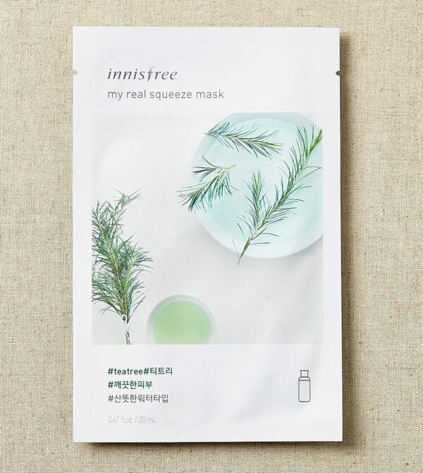 Innisfree My Real Squeeze Mask – Tea Tree (20 ml )