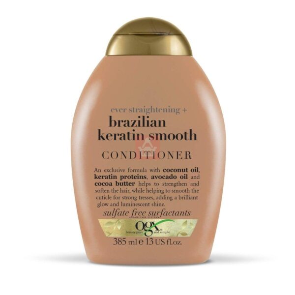 OGX Brazilian Keratin Smooth Conditioner - 385 ml