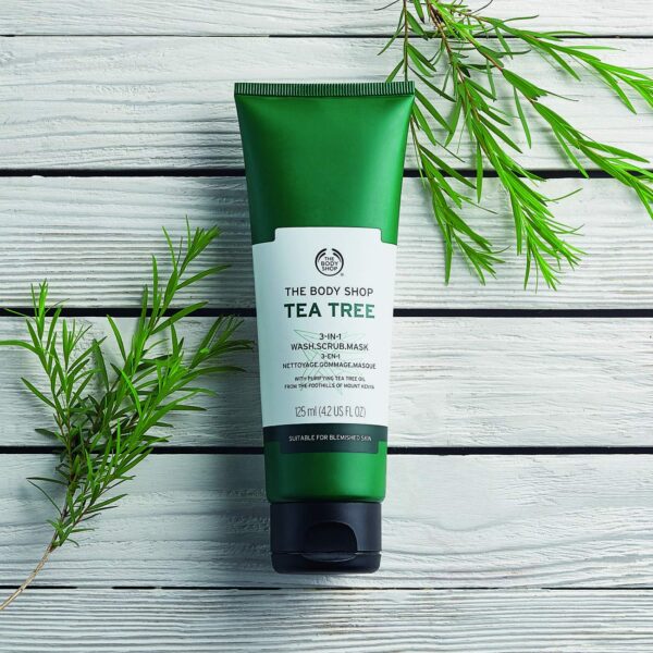 The Body Shop Tea Tree 3-in-1 Wash Scrub Mask - 125ml