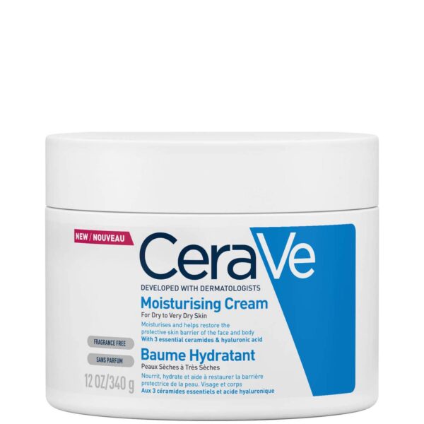 CeraVe- Moisturising Cream for Dry to Very Dry Skin - 340 g