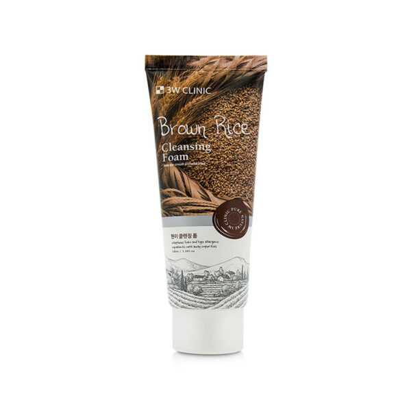 3W Clinic Brown Rice Cleansing Foam