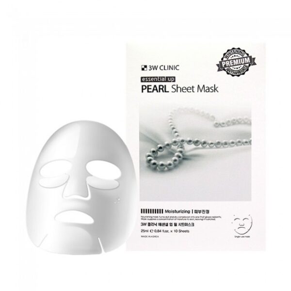 3W Clinic Essential Up Pearl Sheet Mask