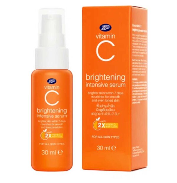 BOOTS VITAMIN C BRIGHTENING INTENSIVE SERUM 30ML