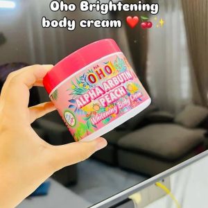 OHO Alpha Arbutin Peach Whitening Body Cream - 300 gm